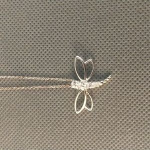 Silver dragonfly necklack